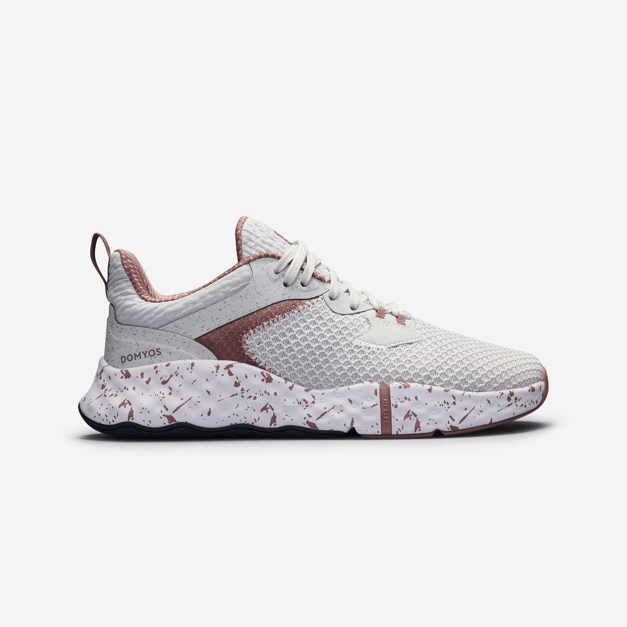 ZAPATILLAS FITNESS MUJER 520 BLANCO ROSADO Decathlon