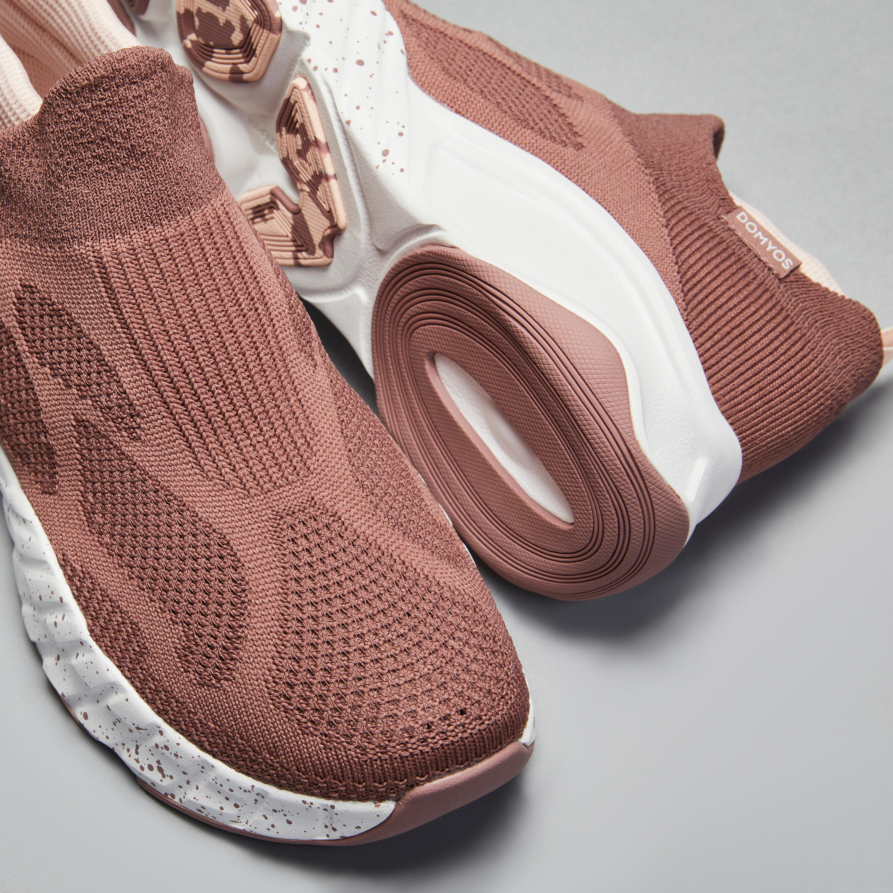 Women's Fitness Shoes 500 Pink DOMYOS Decathlon