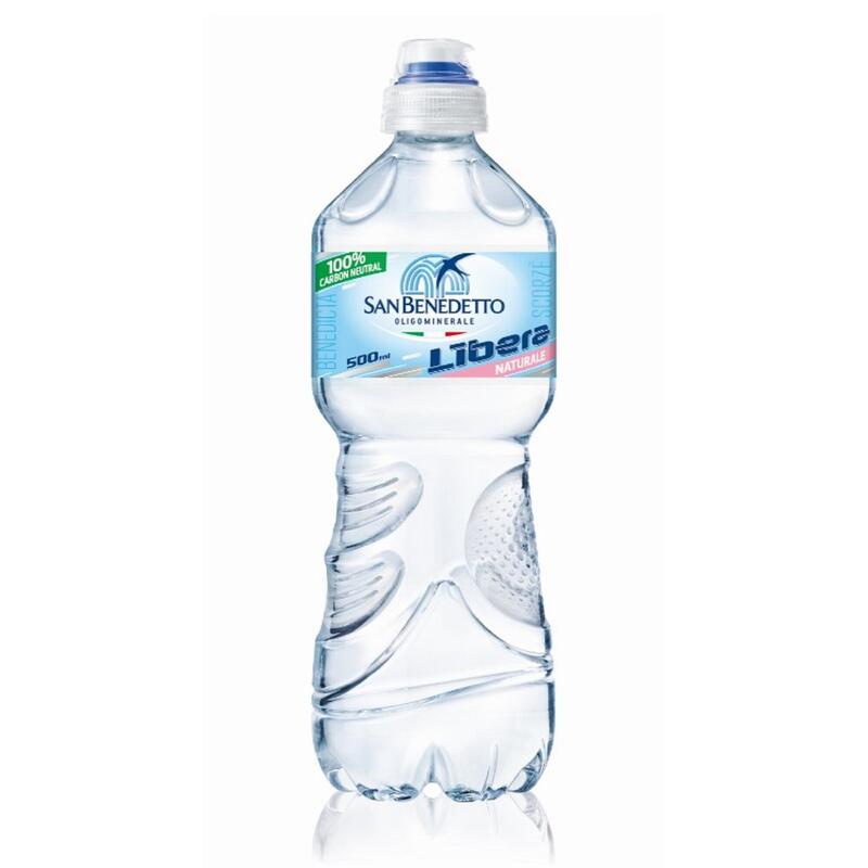 Acqua naturale minerale oligominerale San Benedetto Libera Benedicta sport