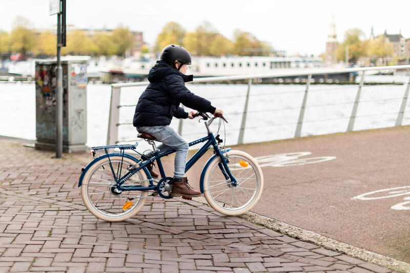 Kinderfahrrad City Bike 20 Zoll Hoprider 900 blau