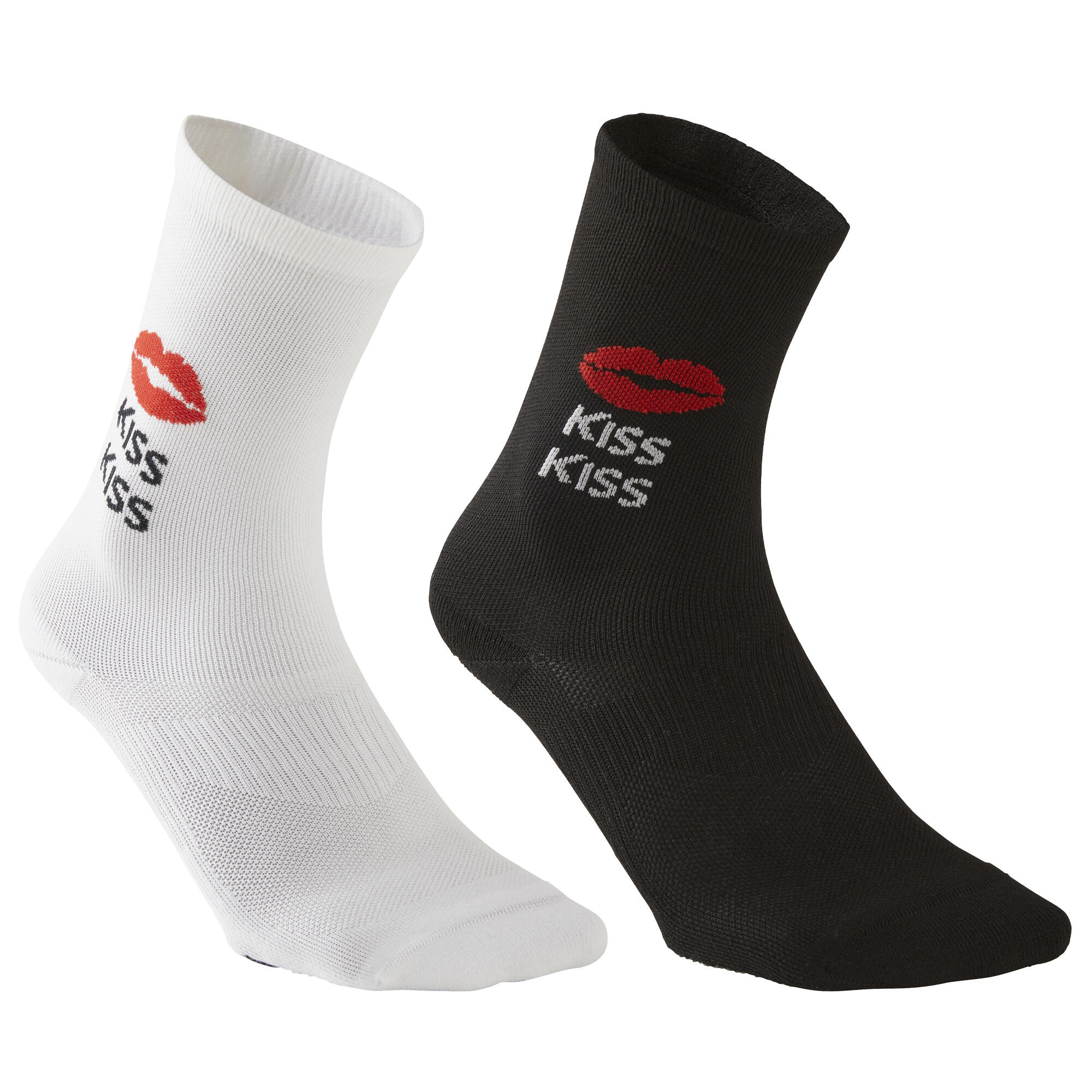 Mid-High Fitness Cardio Training Socks Twin-Pack 1/7