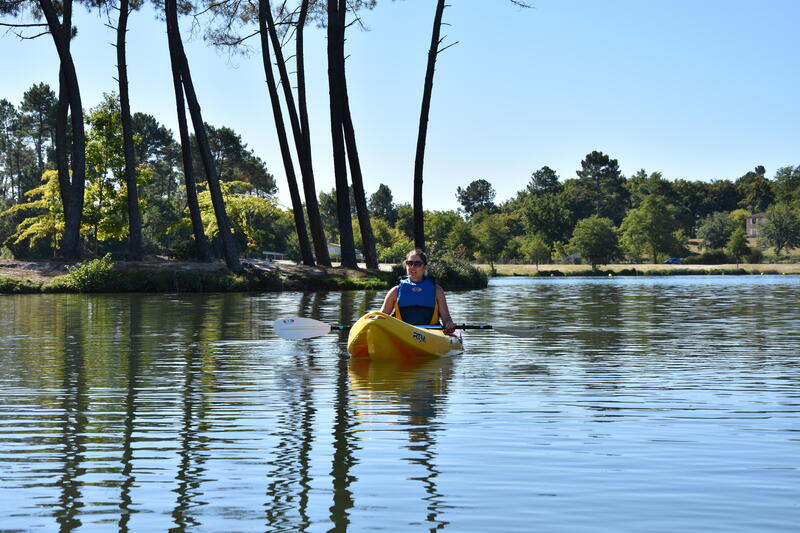 Canoa Kayak Travesía Makao Naranja 1 Plaza Rígido