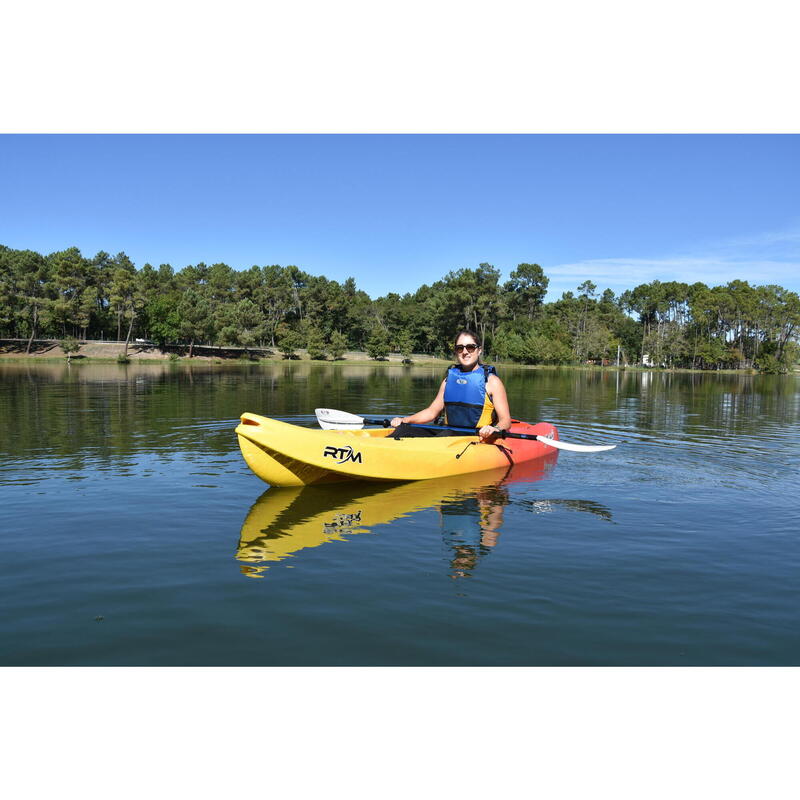 Canoa Kayak Travesía Makao Naranja 1 Plaza Rígido