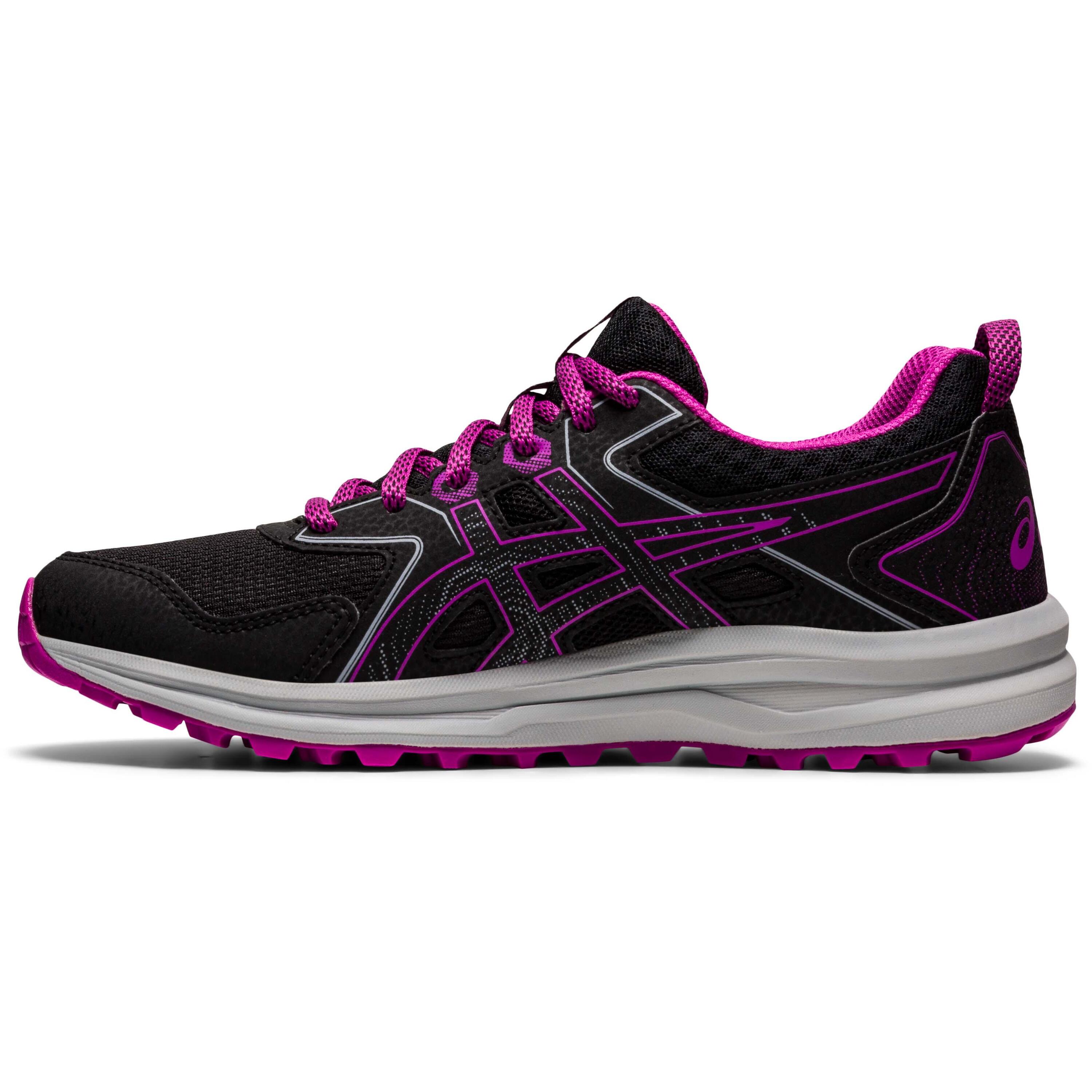 ASICS TRAIL SCOUT™ WOMEN'S TRAIL RUNNING SHOES BLACK GRAPE 3/8