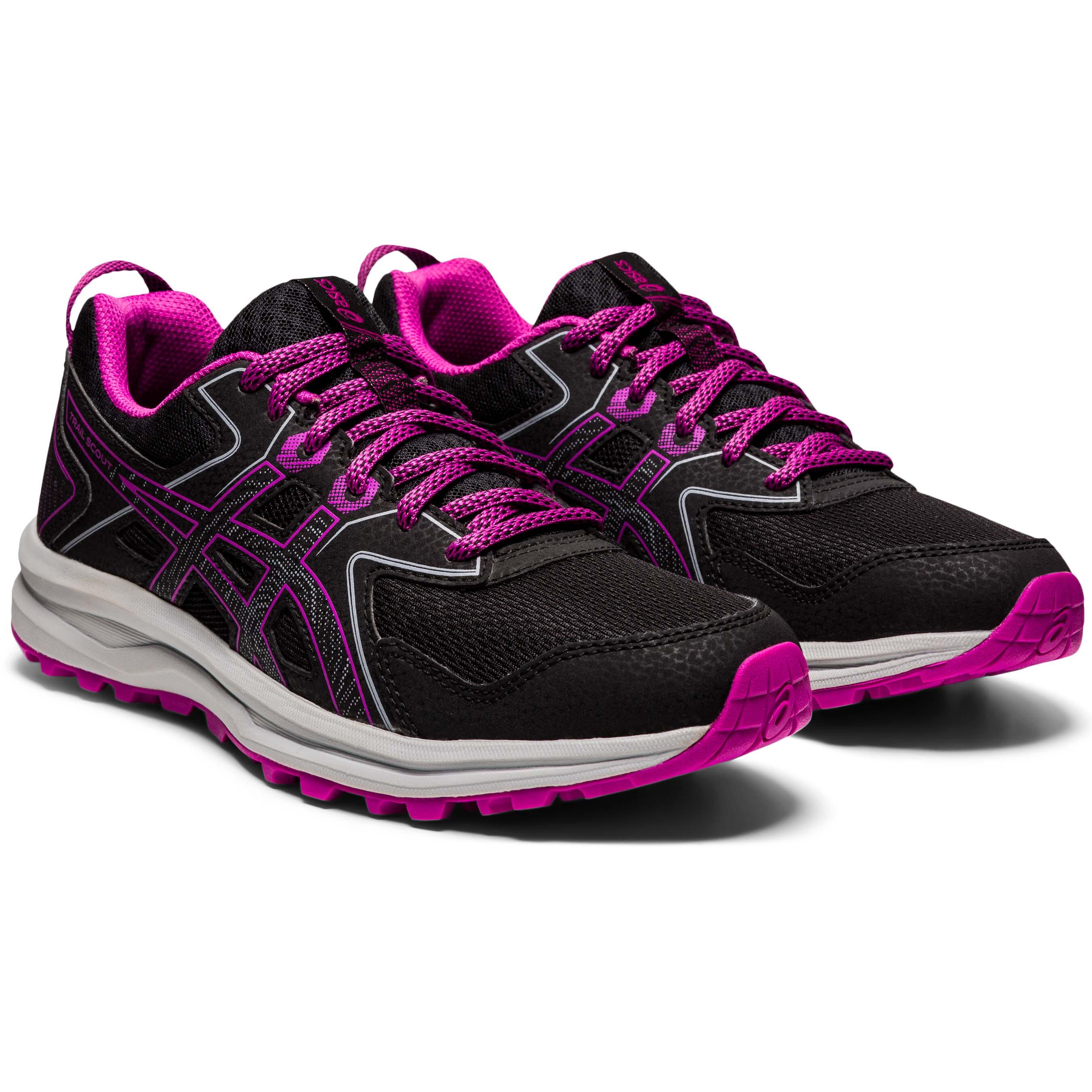 ASICS TRAIL SCOUT™ WOMEN'S TRAIL RUNNING SHOES BLACK GRAPE 4/8