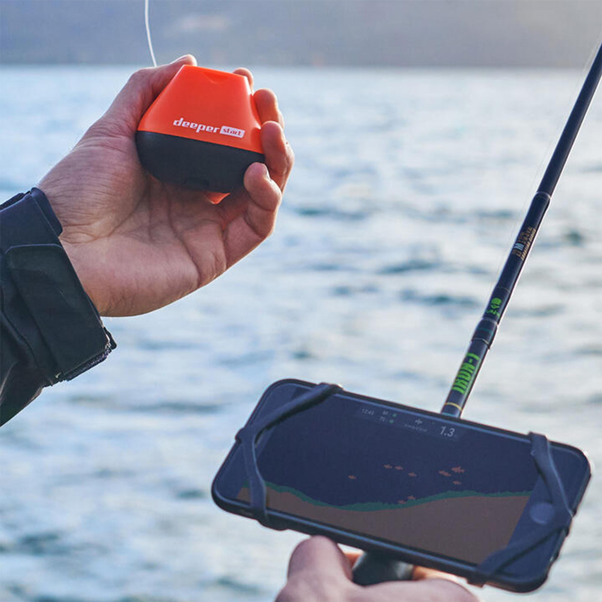 DEEPER PRO PLUS 2 FISH FINDER + SMARTPHONE SUPPORT - Decathlon