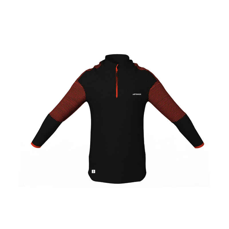 Tennis Langarmshirt Kinder TTS TH500 rot Tennis Langarmshirt Kinder TTS TH500 rot