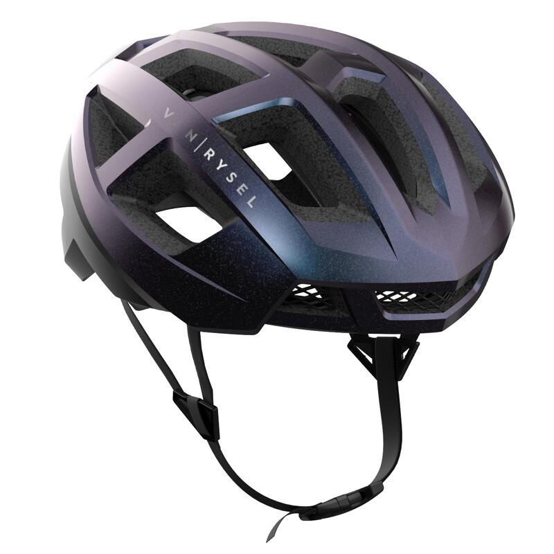 Cyklistická helma RACER zářivě černá