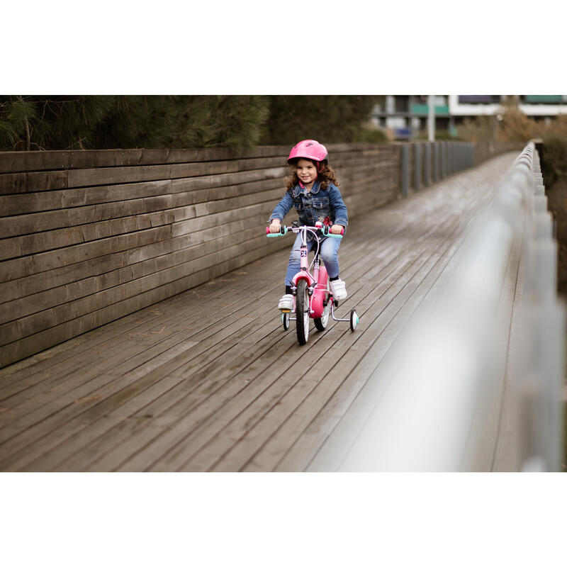 Bici bambina 3-5 anni Btwin 500 UNICORN 14 POLLICI