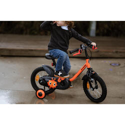 solamente fingir repentino Bicicleta niños 14 pulgadas Btwin 500 Robot naranja 3-4,5 años | Decathlon