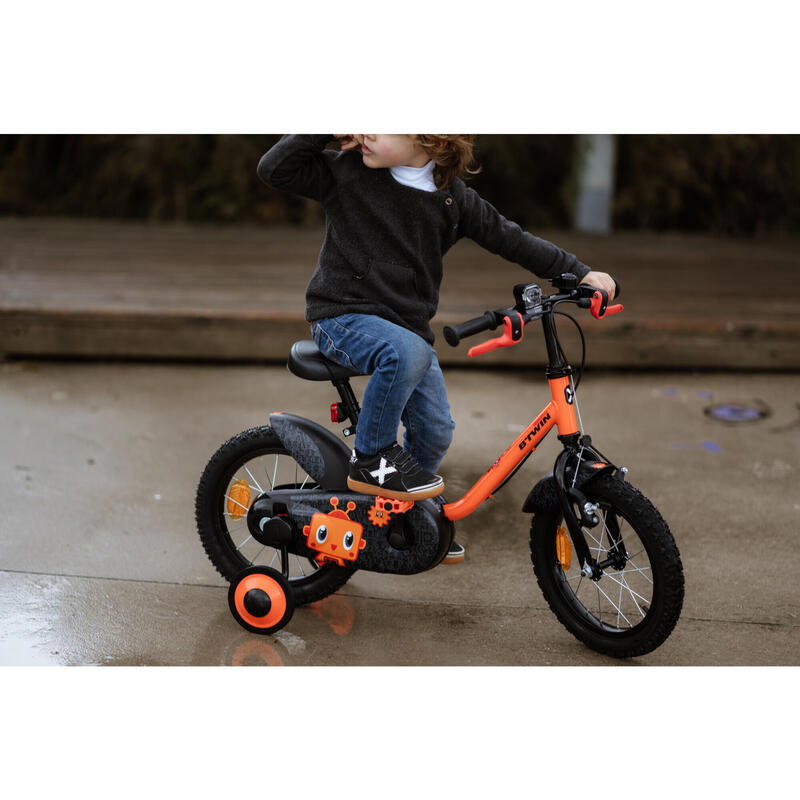 Kinderfahrrad 14 Zoll Robot 500 orange/schwarz