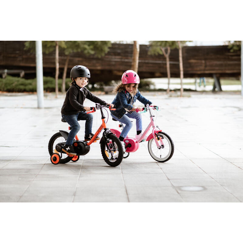 Bicicleta niños 14 pulgadas Btwin 500 unicornio rosa 3-4,5 años