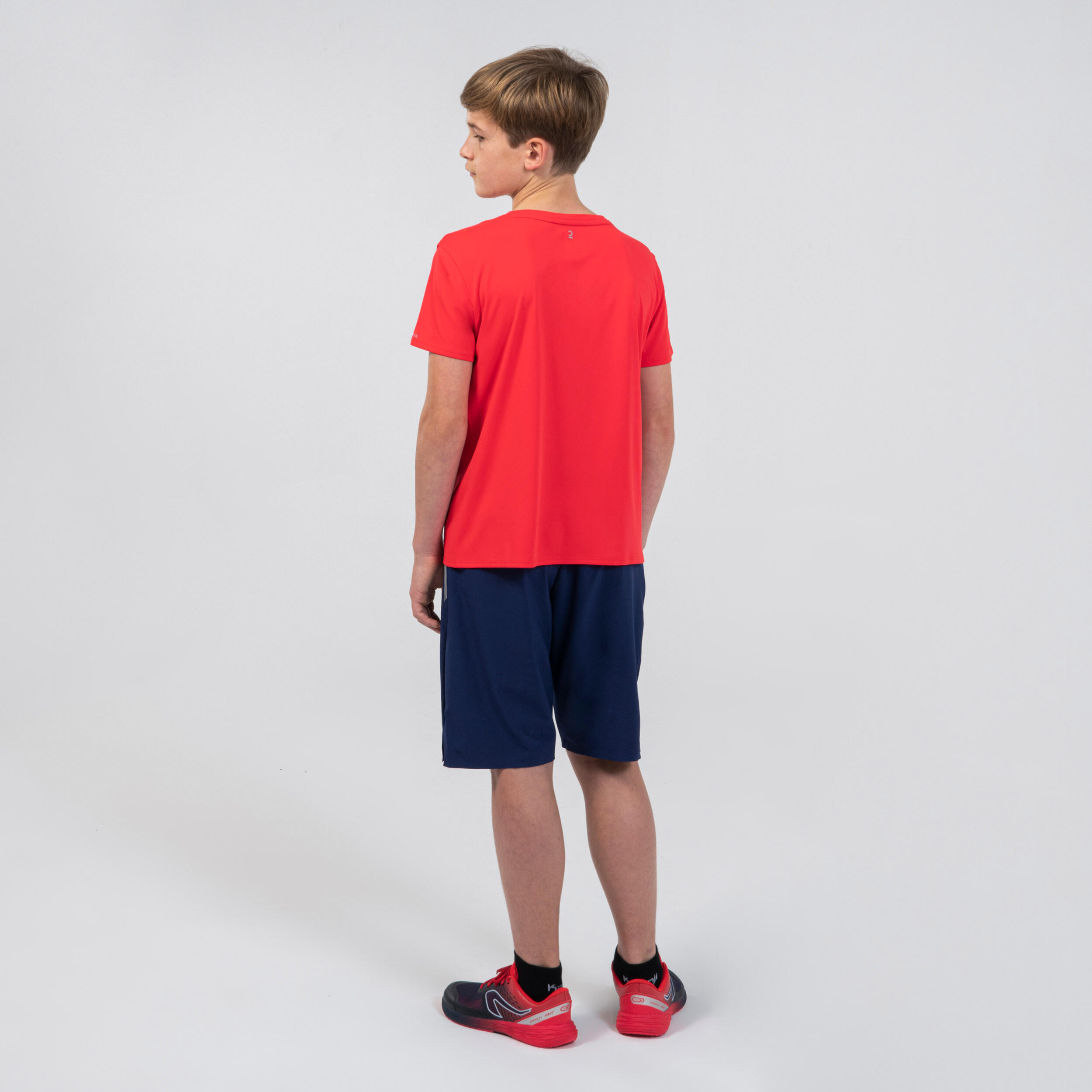 AT 500 Boys' running and athletics tank top - blue/red 8/8