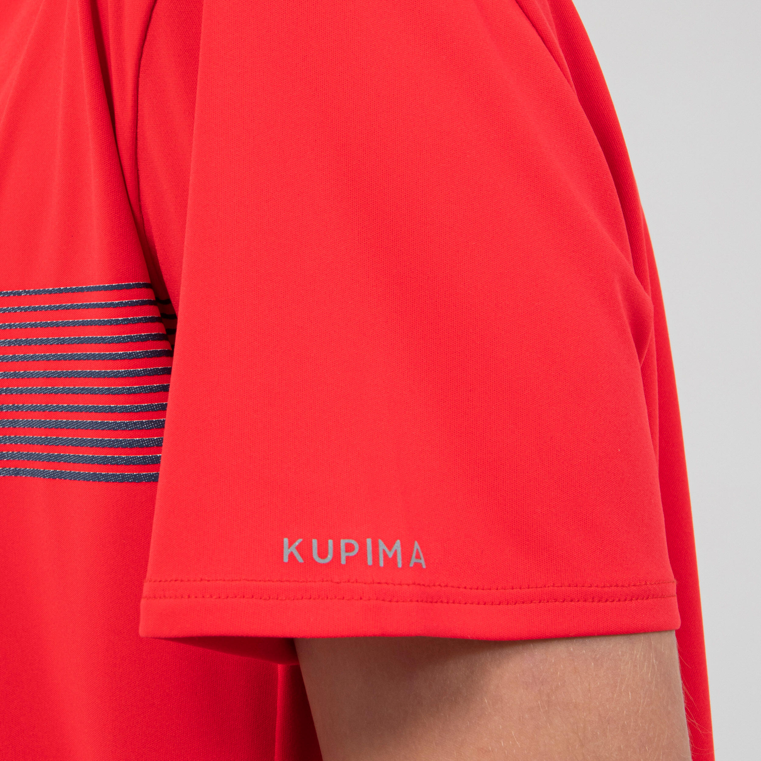 AT300 Kiprun Track Kid's Running and Athletics T-Shirt Red 4/13
