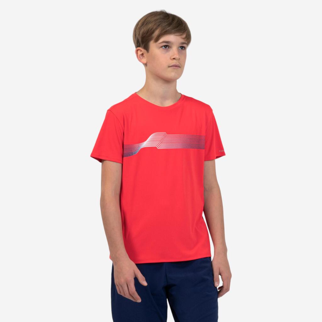 AT300 Kiprun Track Kid's Running and Athletics T-Shirt Red