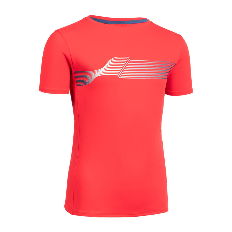 T-shirt de corrida e atletismo AT 300 Kiprun Track Criança Vermelho