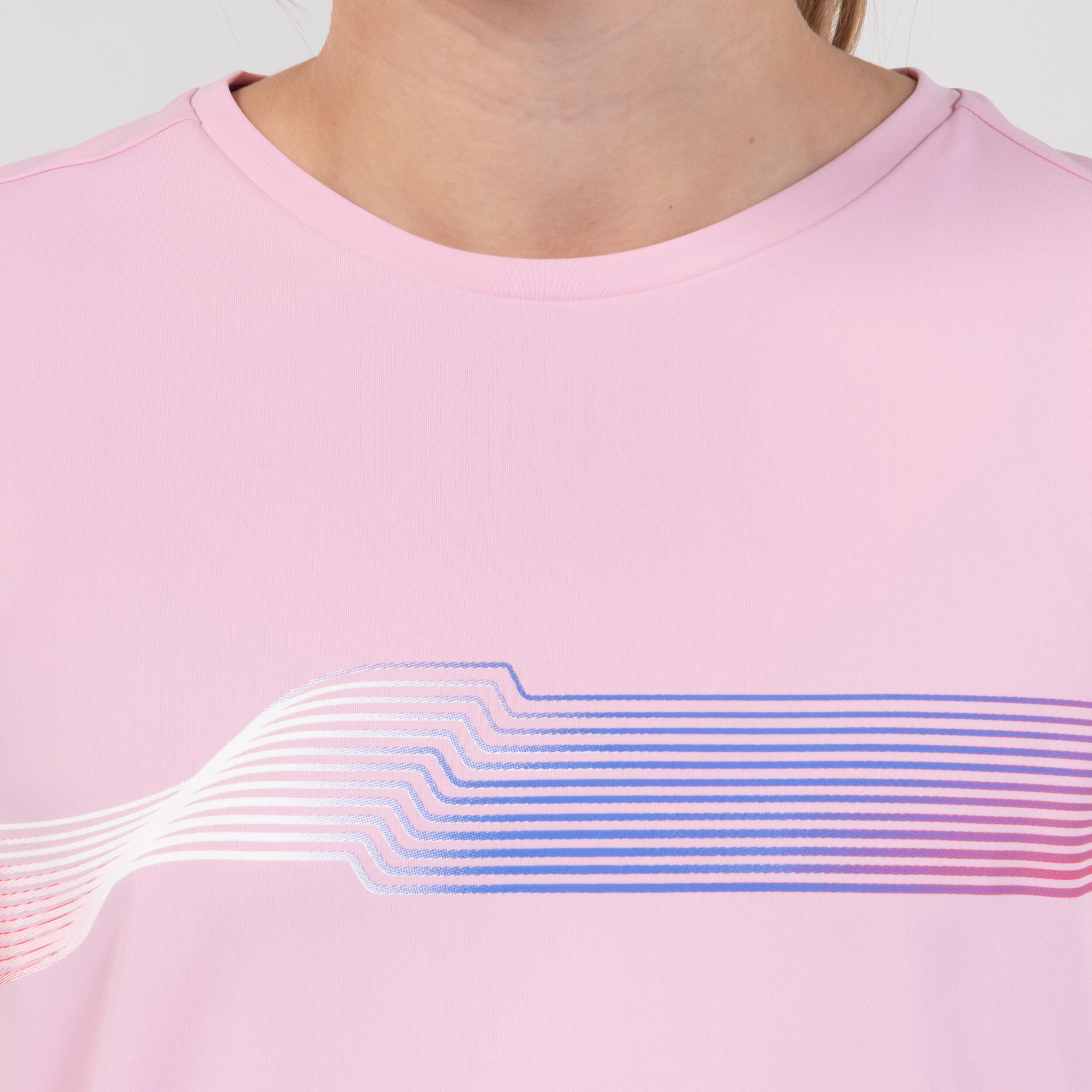AT 300 Kiprun Track kid's running and athletics T-shirt pink 2/9