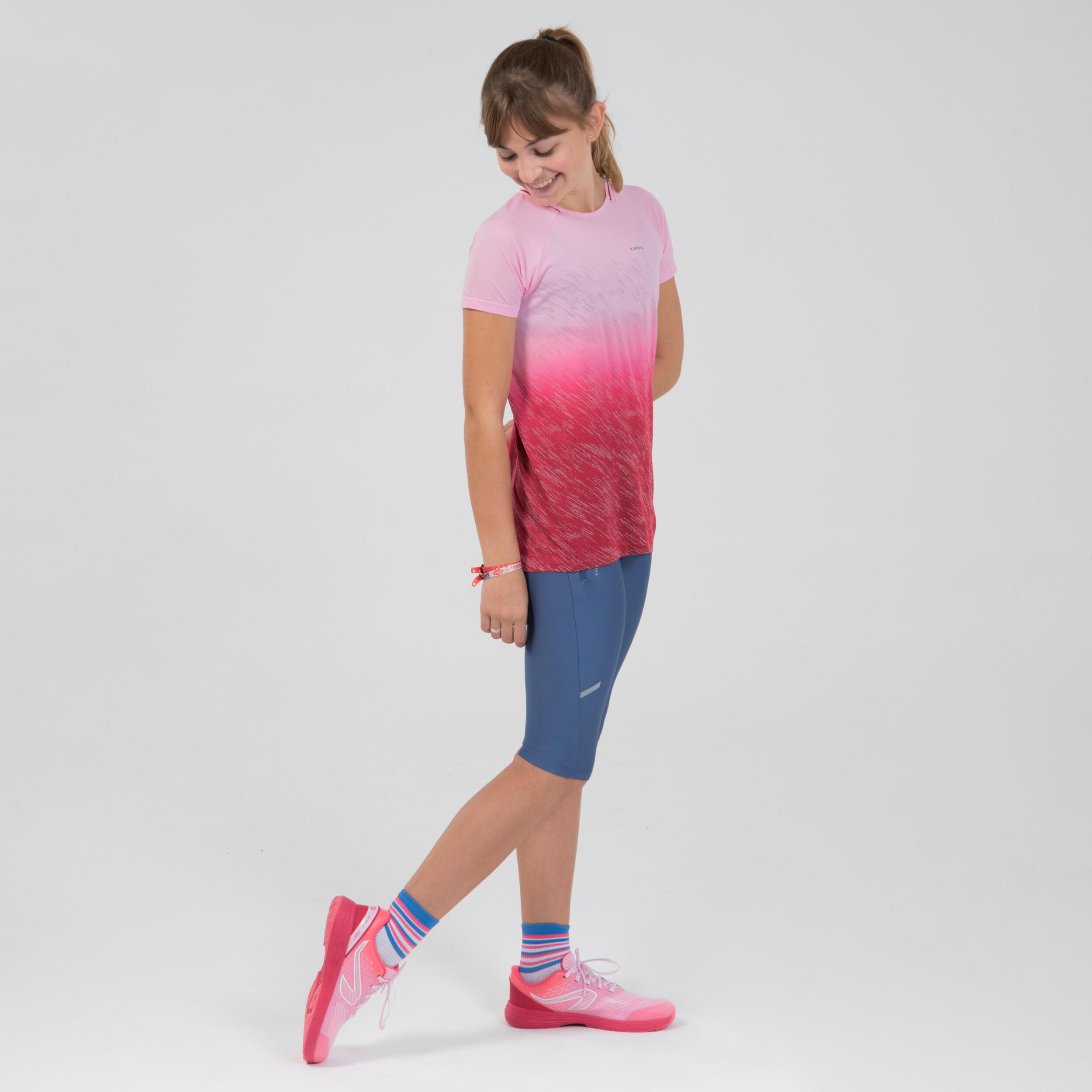 Corsaire running Enfant -Kiprun DRY denim 10/18