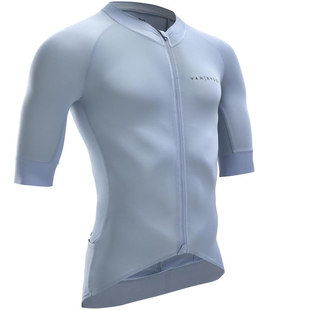 Men's Short-Sleeved Road Cycling Summer Jersey Racer - Denim Blue