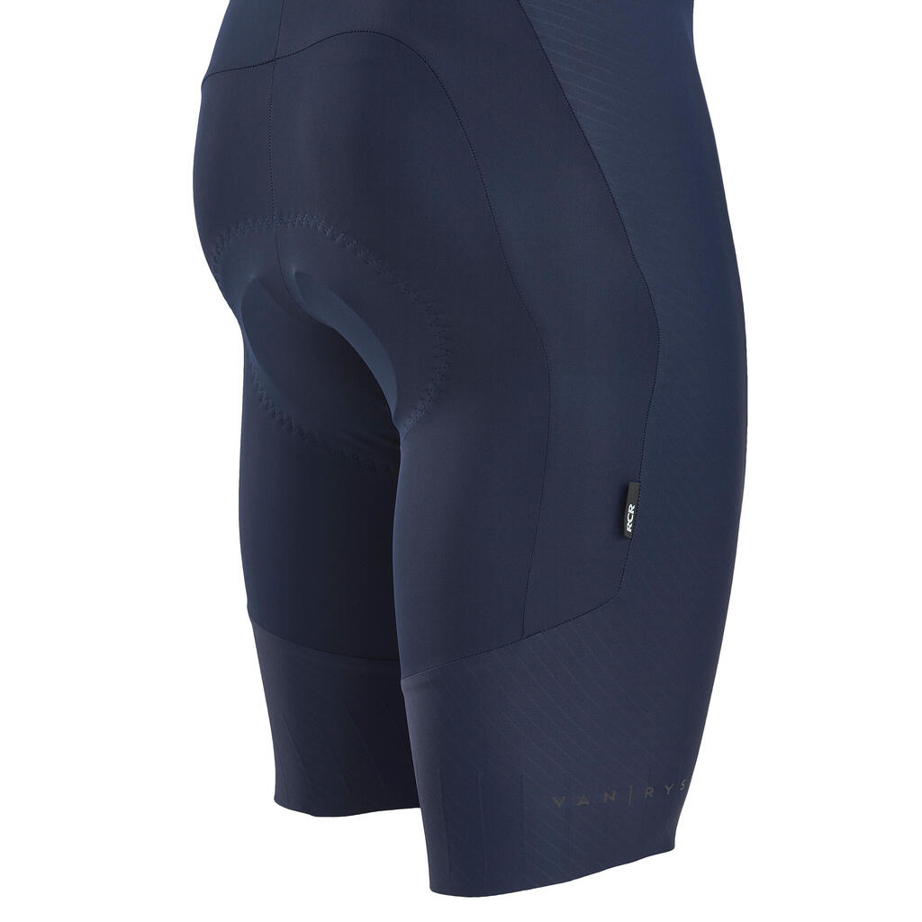 Radhose kurz mit Trägern Rennrad Racer 2 Herren blau 