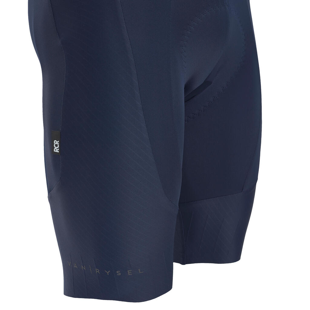 Radhose kurz mit Trägern Rennrad Racer 2 Herren blau 