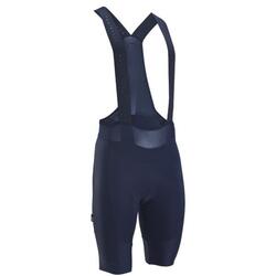 Culotte ciclismo carretera corto con tirantes de verano hombre Racer 2 azul