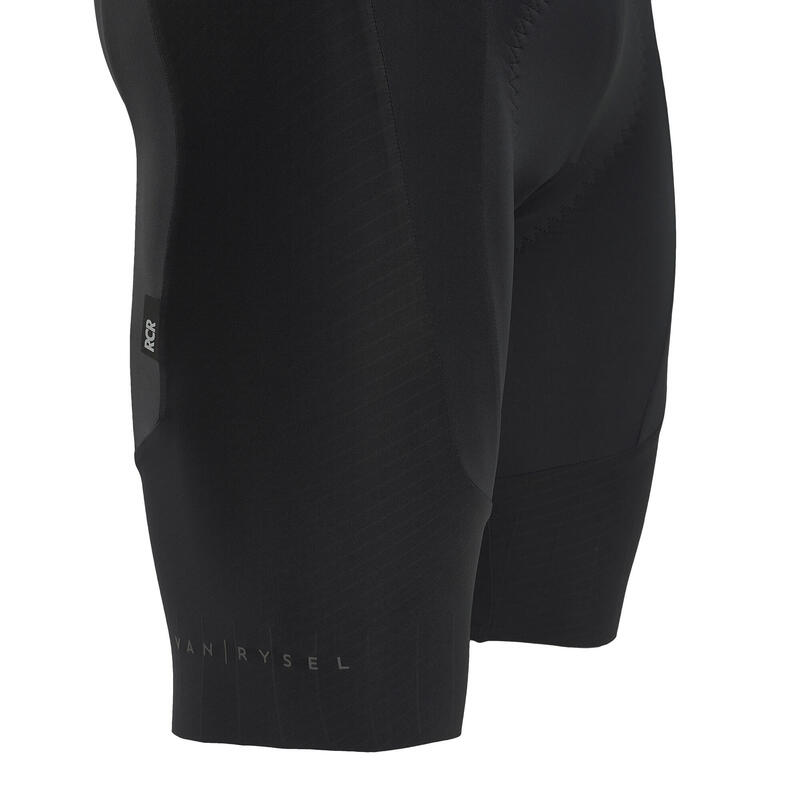 Radhose kurz mit Trägern Rennrad Racer 2 schwarz 