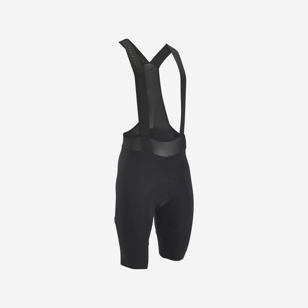 Licra con tirantes Ciclismo Carretera Racer 2 negro