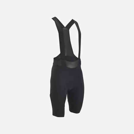 Badana con tirantes ciclismo de ruta para Hombre Van Rysel Racer 2 negro