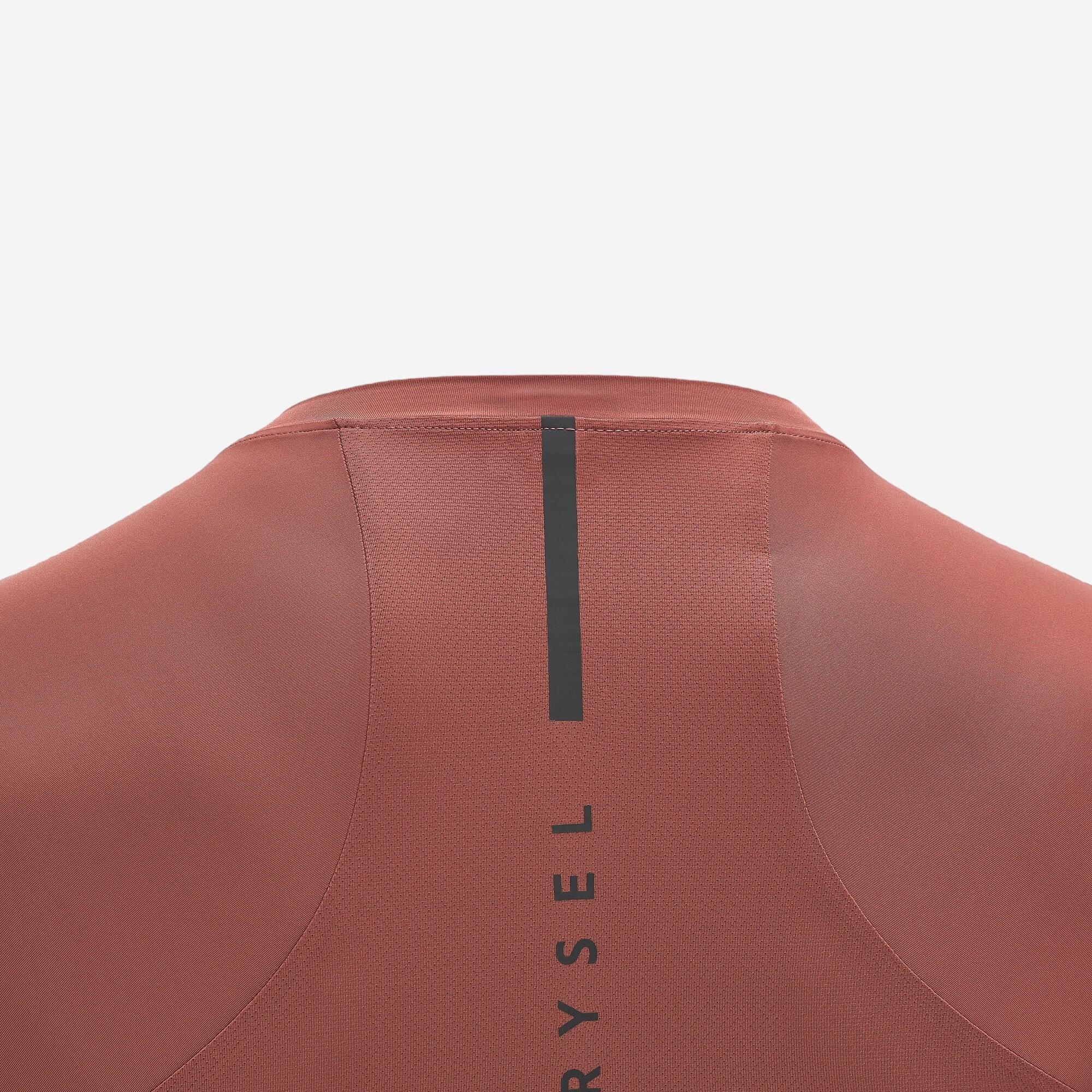 VAN RYSEL Maillot Vélo Route manches courtes été homme - ENDURANCE RACER terracotta