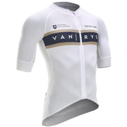 VAN RYSEL Erkek Bisikleti Forması - Beyaz - Racer Team