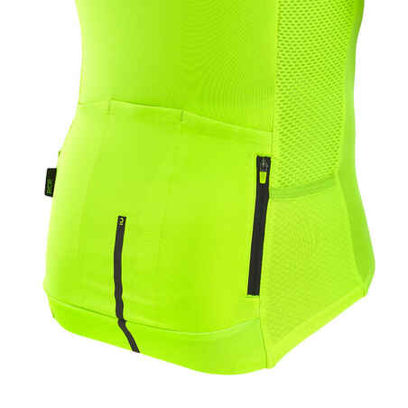 Men's Short-Sleeved Road Cycling Summer Jersey Racer - Yellow Team