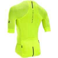 Men's Short-Sleeved Road Cycling Summer Jersey Racer - Yellow Team
