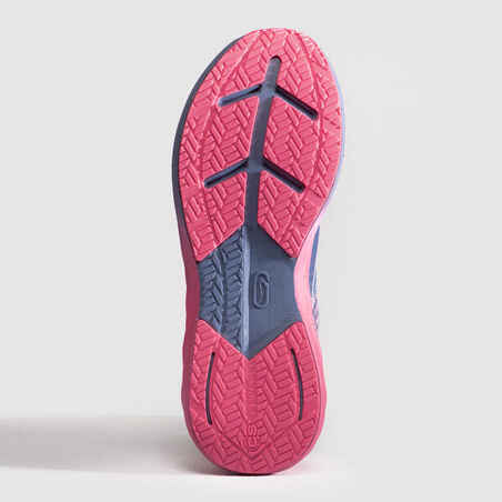 Kids' running shoes -  Kiprun fast pink blue