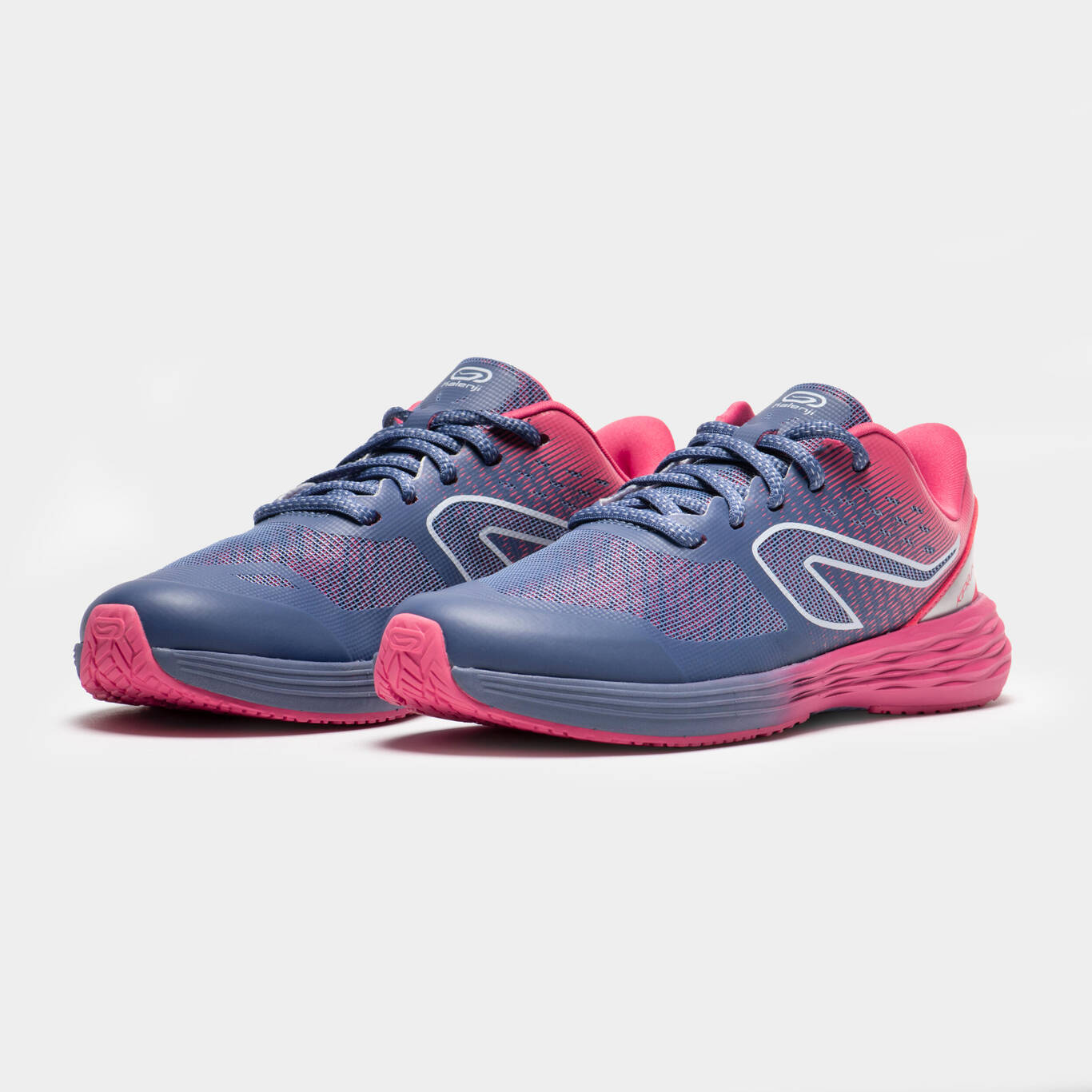 Kids' running shoes -  Kiprun fast pink blue