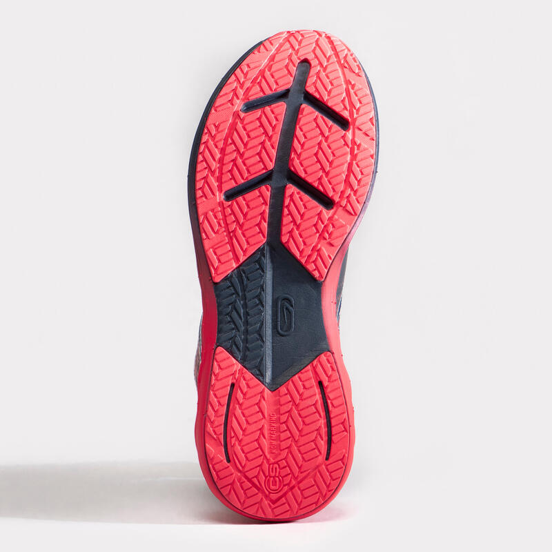 Chaussures de running Enfant - Kiprun fast marines rouges