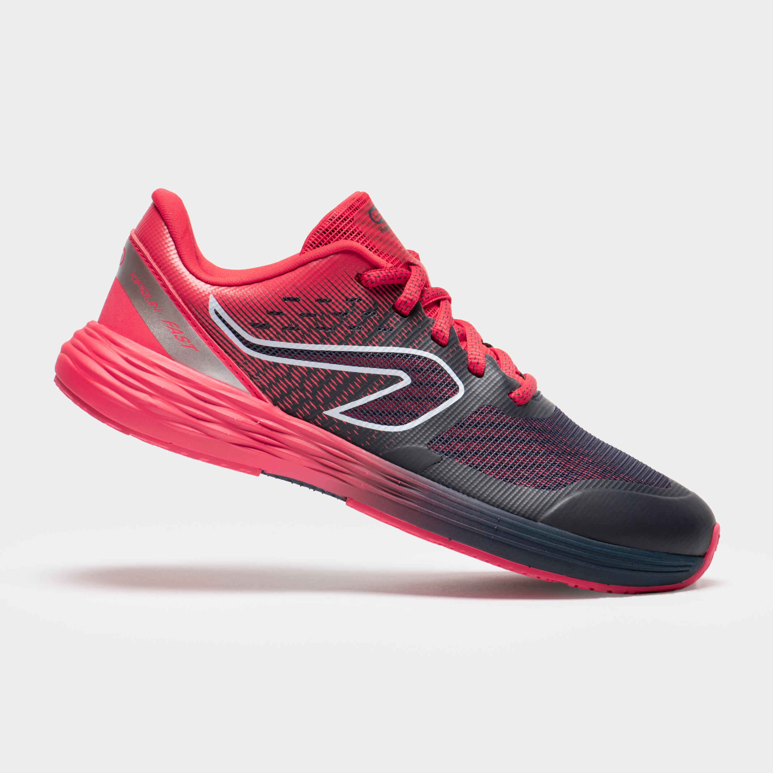fluo electric red / steel blue