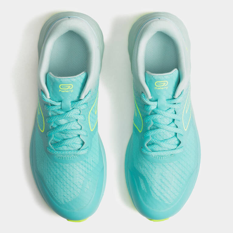 Kids' running shoes -  Kiprun fast turquoise