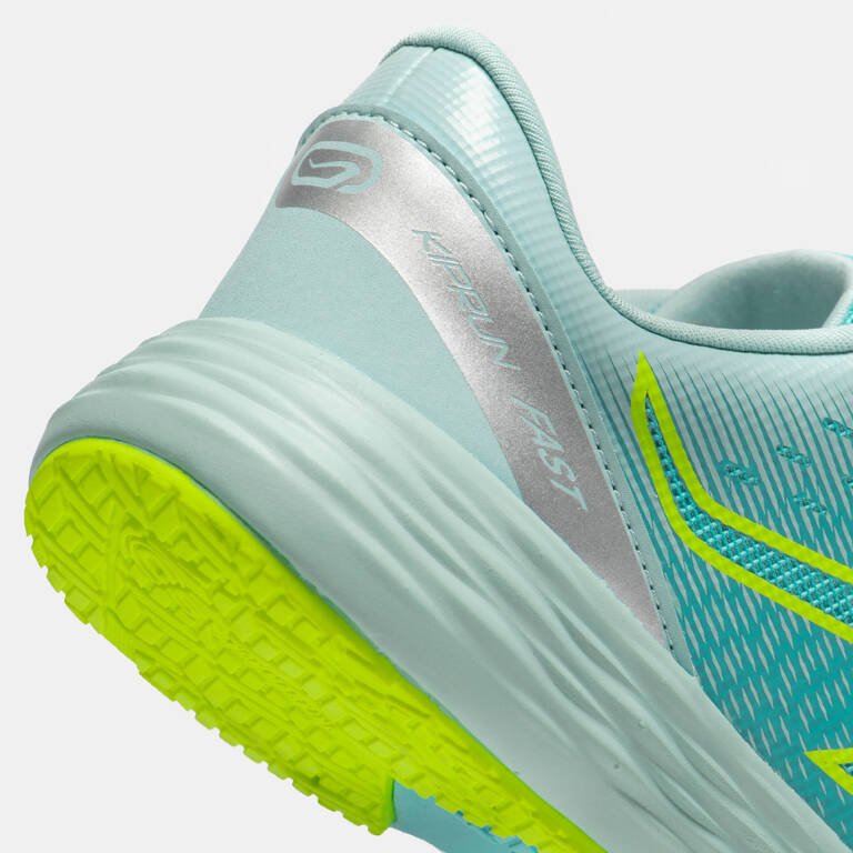 Kids' Running and Athletics Shoes AT 500 Kiprun Fast - Turquoise