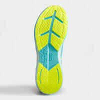 Kids' running shoes -  Kiprun fast turquoise