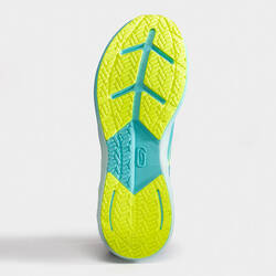 Kids' running shoes -  Kiprun fast turquoise