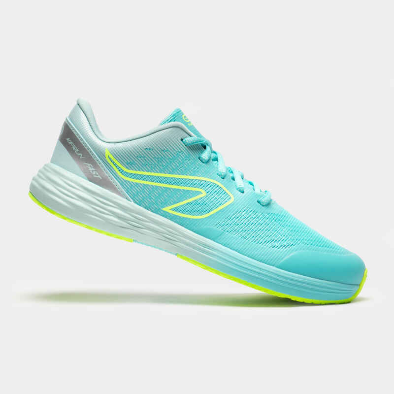 Kids' running shoes -  Kiprun fast turquoise