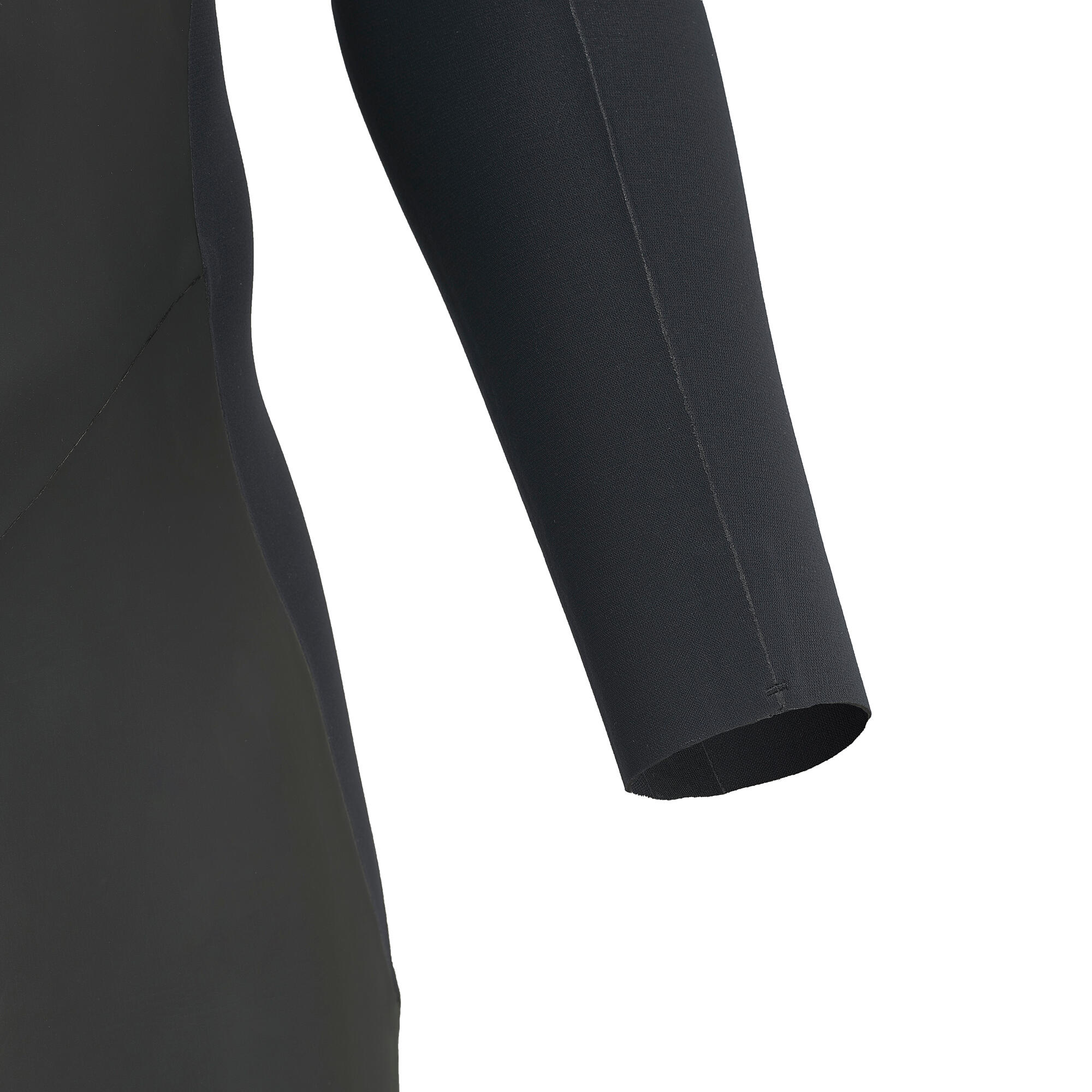 Triathlon neoprene suit Men Black, Whale grey Van rysel Decathlon