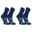 Kids' Running Socks AT 500 Comfort High 2-Pack - Navy and Blue