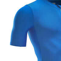 Men's Short-Sleeved Road Cycling Summer Jersey Neo Racer - Electric Blue