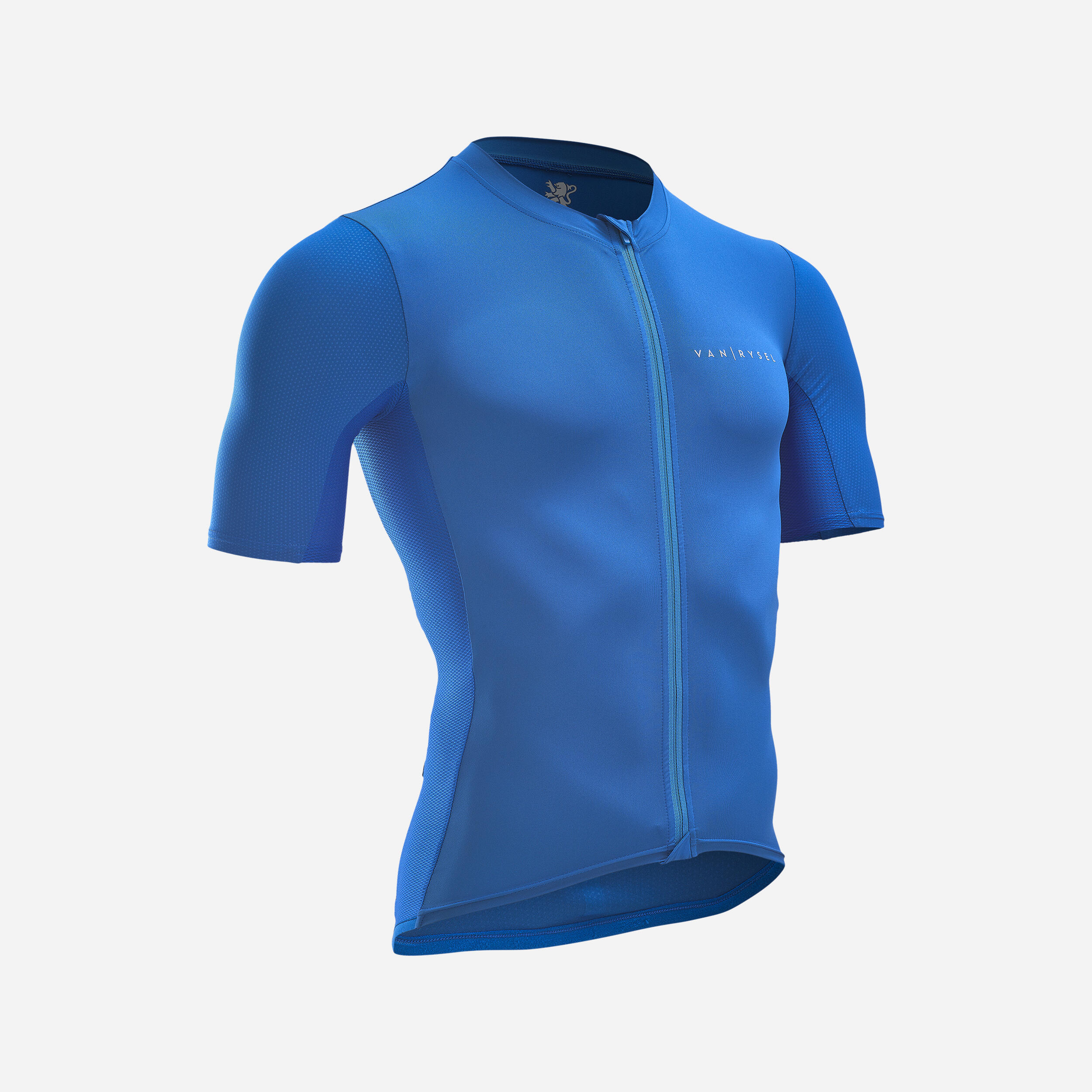 VAN RYSEL Men's Short-Sleeved Road Cycling Summer Jersey Neo Racer - Electric Blue