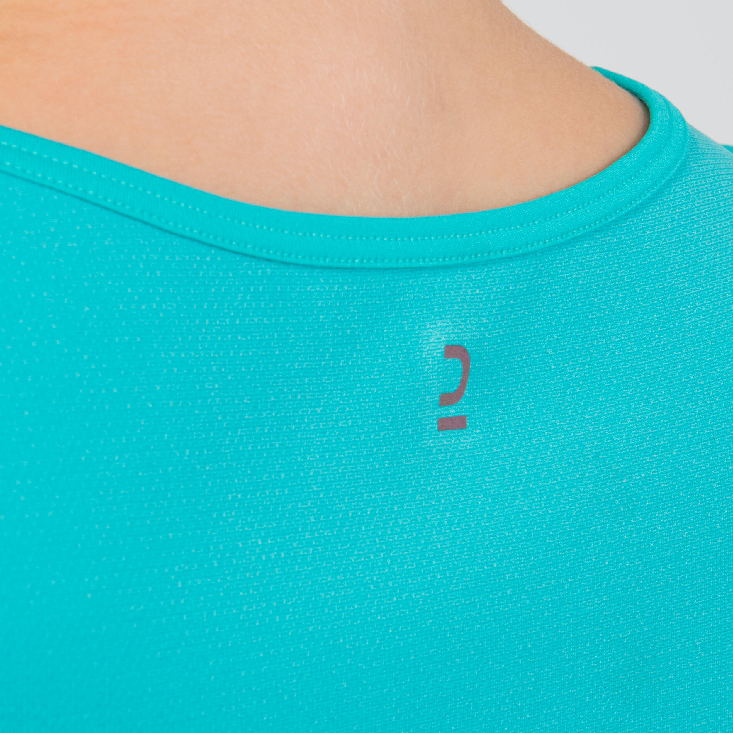 Kiprun Care girl's running and athletics tank aqua 9/18