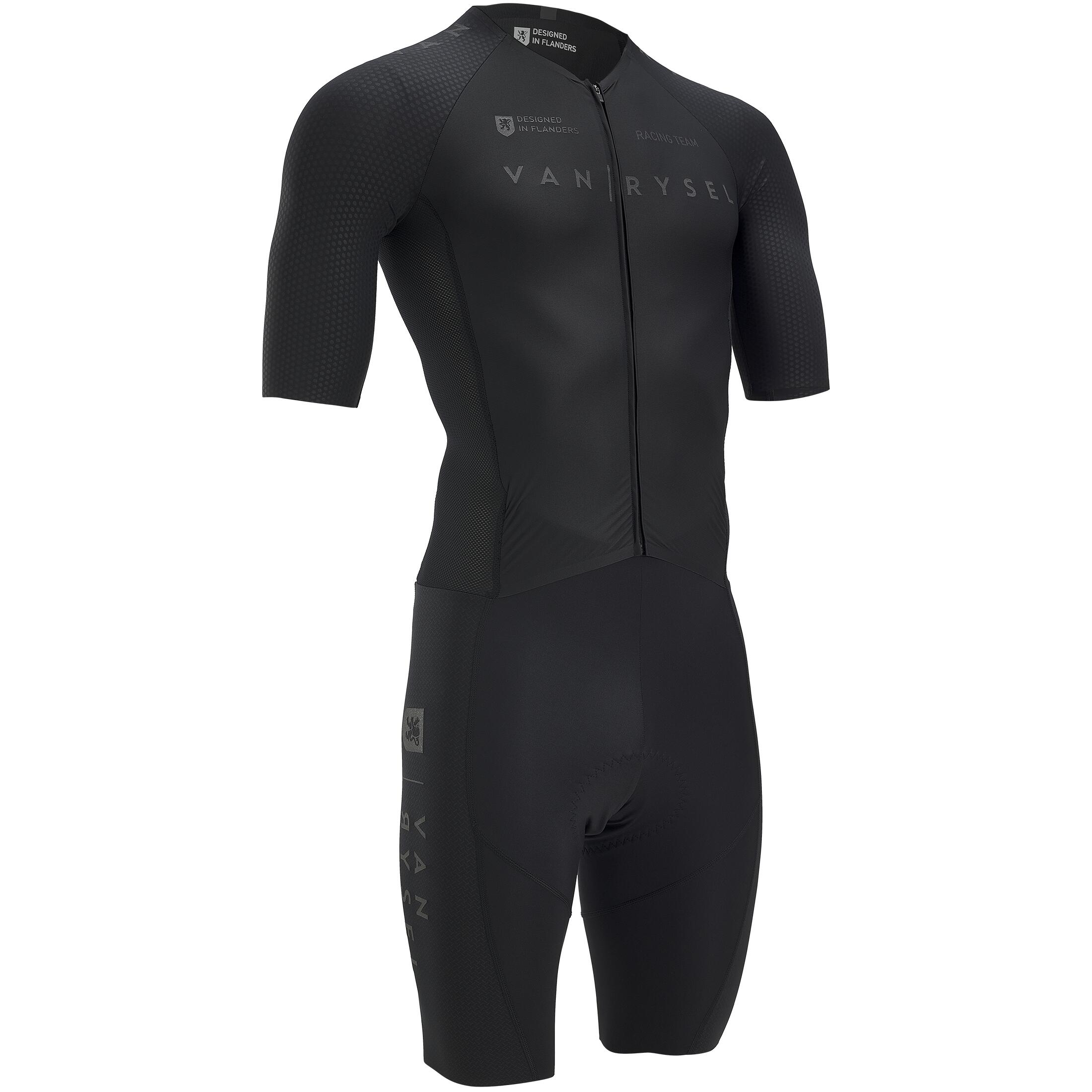 Road Cycling Aerosuit Racer Team - Black 1/7