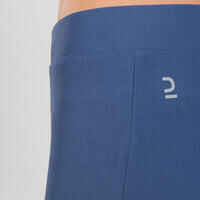 Kids' cropped bottoms-KIPRUN dry denim