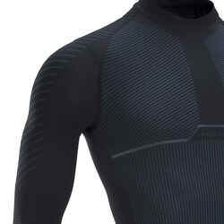 Long-Sleeved Cycling Base Layer Racer - Carbon Grey